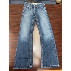 Ariat Girls Boot Cut Low Rise Slim Stretch Jeans Size 10